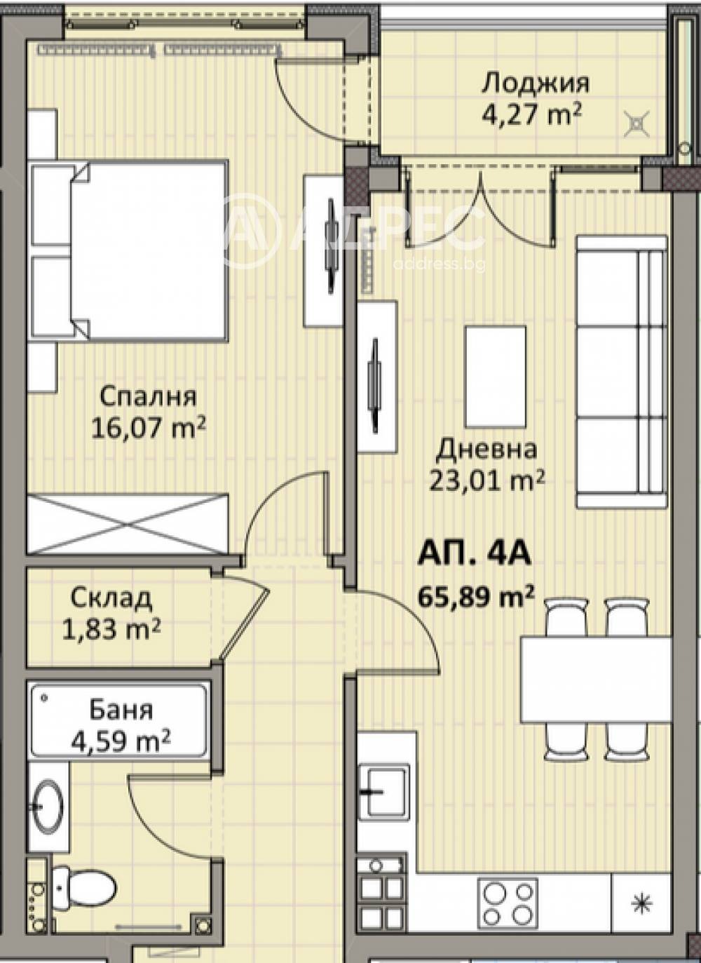Продава 2-СТАЕН, гр. София, Надежда 2, снимка 4 - Апартаменти - 54778432