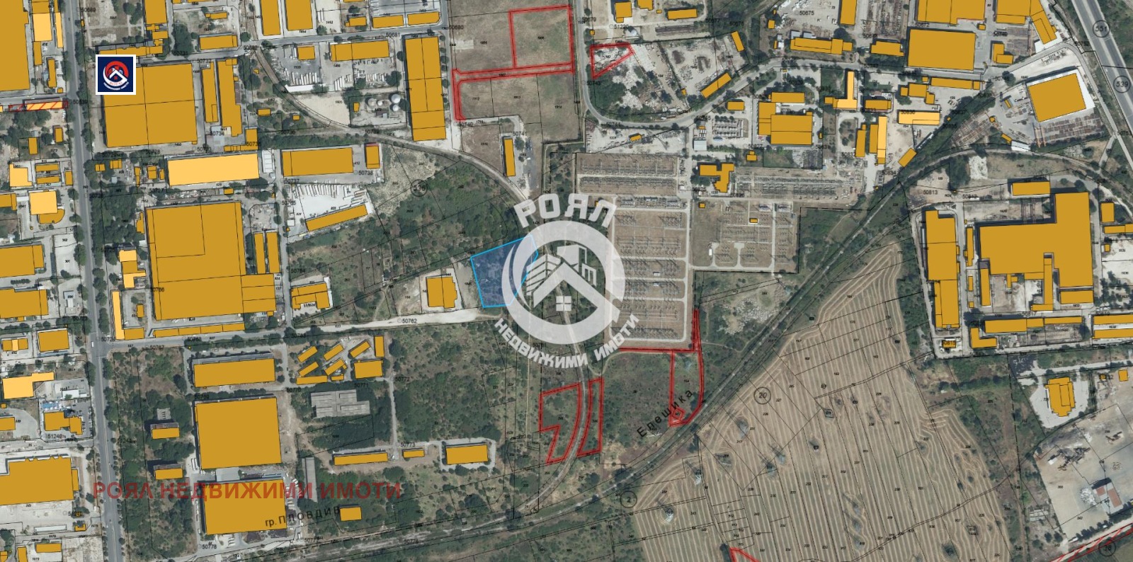 Продава ПАРЦЕЛ, гр. Пловдив, Индустриална зона - Юг