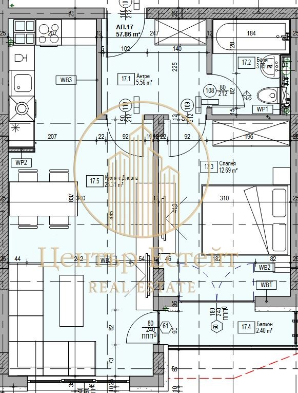 Zu verkaufen  1 Schlafzimmer Plewen , Schirok zentar , 72 qm | 69565930 - Bild [6]