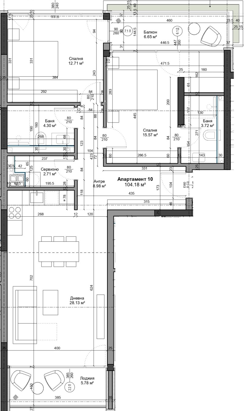 Продава 3-СТАЕН, гр. Варна, м-т Ален мак, снимка 5 - Aпартаменти - 48596405