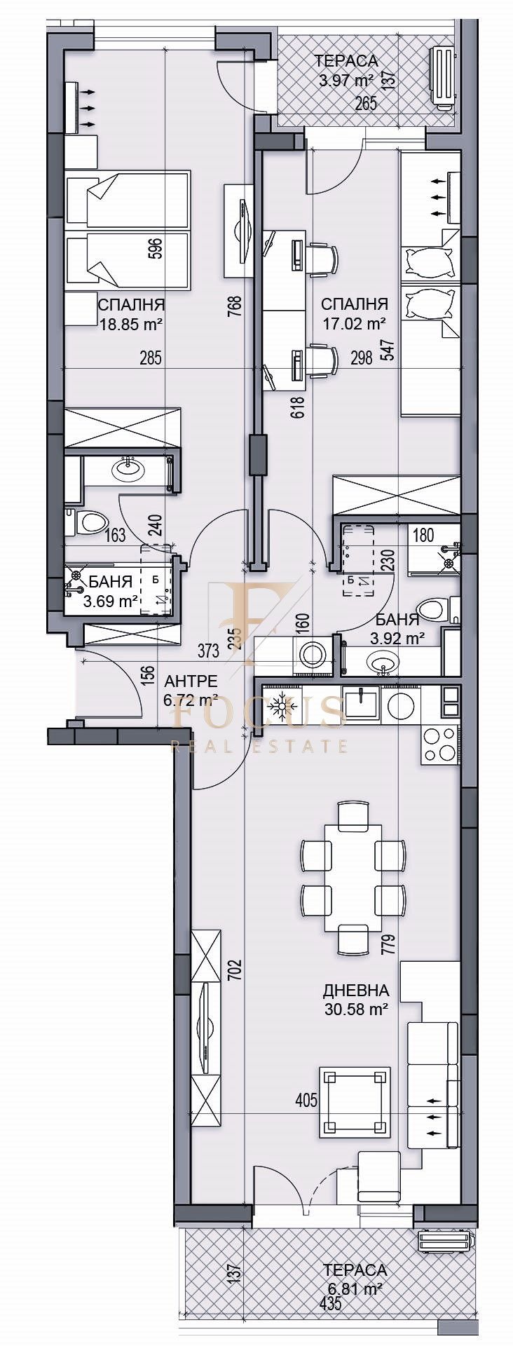 Продава  3-стаен град Пловдив , Гагарин , 127 кв.м | 99295024 - изображение [5]