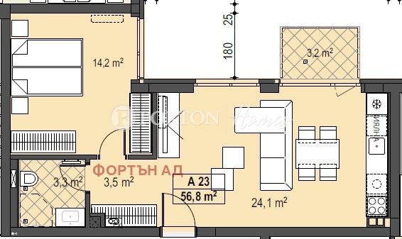 Продава 2-СТАЕН, гр. София, Бояна, снимка 9 - Апартаменти - 54913664