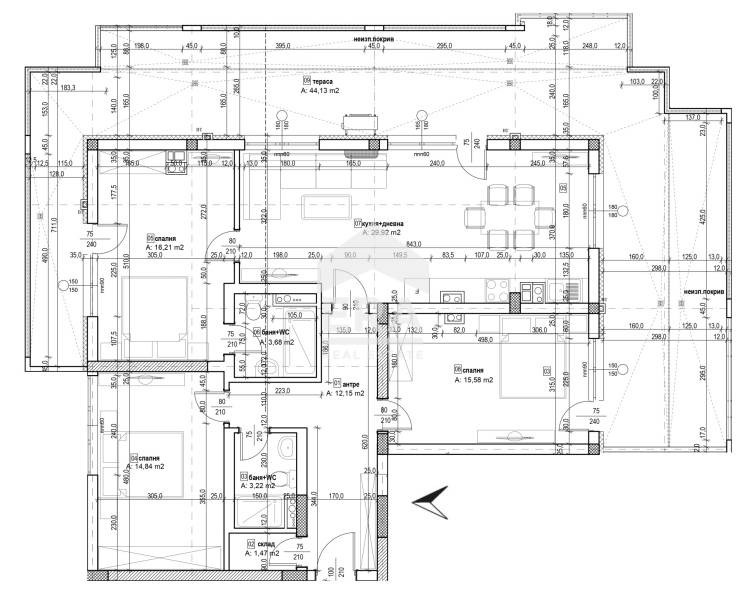 Продава 4-СТАЕН, гр. София, Дървеница, снимка 4 - Aпартаменти - 48581604