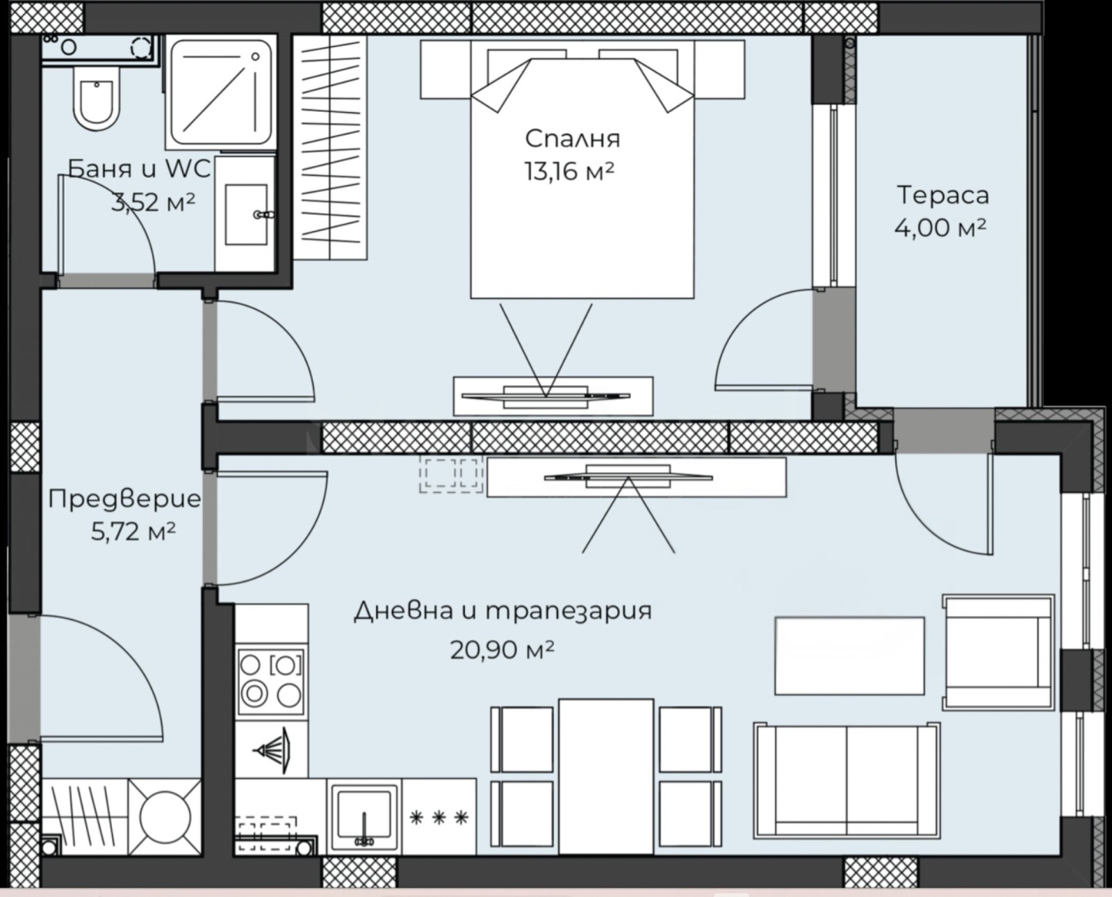 Продава 2-СТАЕН, гр. Пловдив, Христо Смирненски, снимка 7 - Апартаменти - 55555287