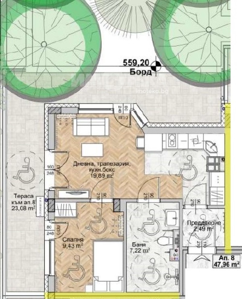 Продава 2-СТАЕН в град София, Люлин 8 - 56 кв.м / 139 888 € » 273 597.15 лв., ИМОТЕКА