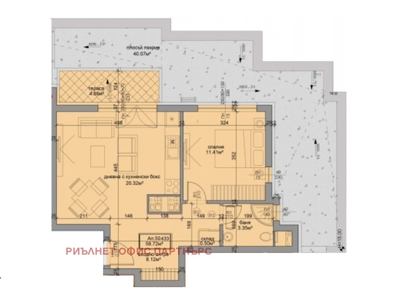 Till salu  1 sovrum Sofia , Drujba 1 , 70 kvm | 92105644 - bild [7]