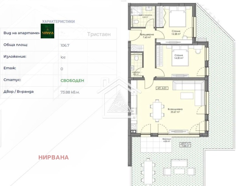 Na sprzedaż  2 sypialnie Plowdiw , Ostromila , 107 mkw | 59312975