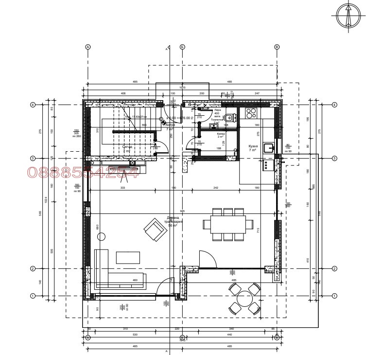 Продава КЪЩА, гр. София, с. Иваняне, снимка 3 - Къщи - 54040618