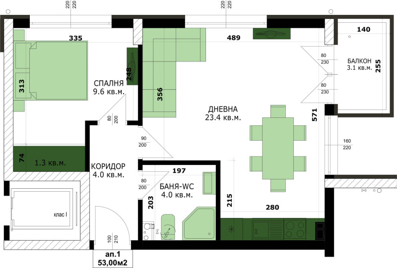 Продава 2-СТАЕН, гр. Варна, Кайсиева градина, снимка 5 - Aпартаменти - 49211581