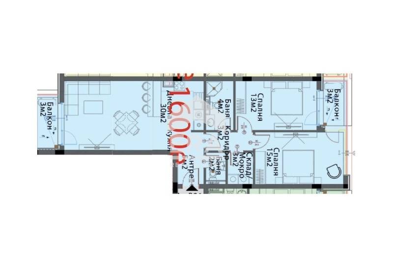 Продава 3-СТАЕН, гр. София, Модерно предградие, снимка 3 - Апартаменти - 49375471