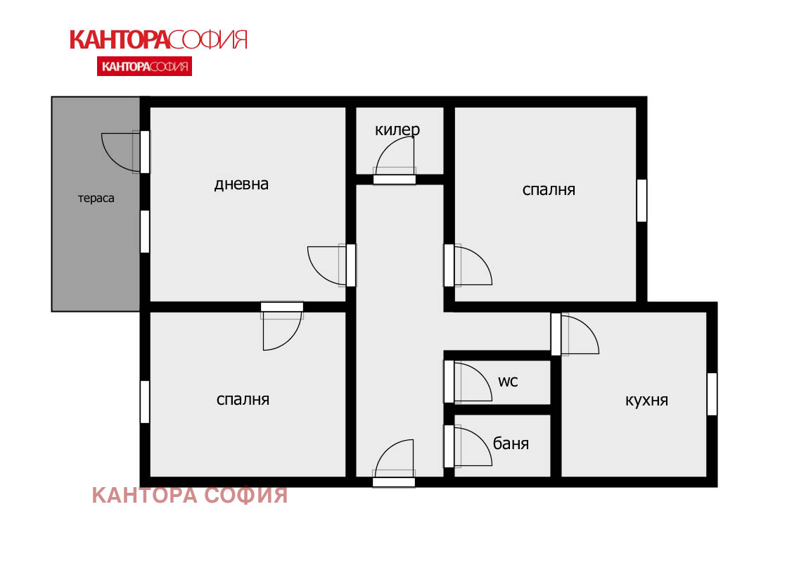 Продава 3-СТАЕН, гр. София, Гоце Делчев, снимка 8 - Апартаменти - 56457612