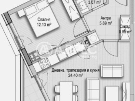 2-стаен град София, Хладилника 1