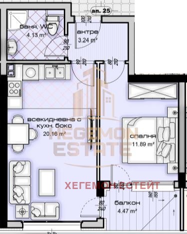 Na prodej  1 ložnice Varna , Kajsieva gradina , 64 m2 | 86116173