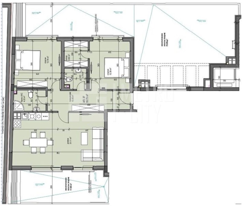 Продава 3-СТАЕН, гр. София, Овча купел, снимка 2 - Aпартаменти - 45745051