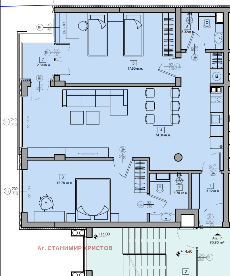Продава  3-стаен град София , Манастирски ливади , 122 кв.м | 44075526 - изображение [9]