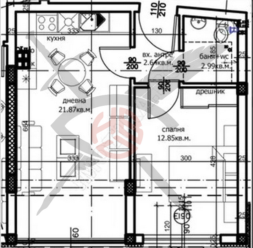 Продава 2-СТАЕН, гр. Варна, Левски 1, снимка 2 - Апартаменти - 52401449