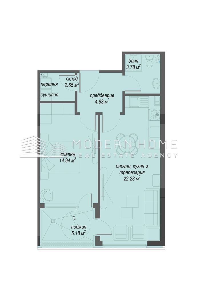 Na prodej  1 ložnice Sofia , Malinova dolina , 75 m2 | 95703151 - obraz [12]