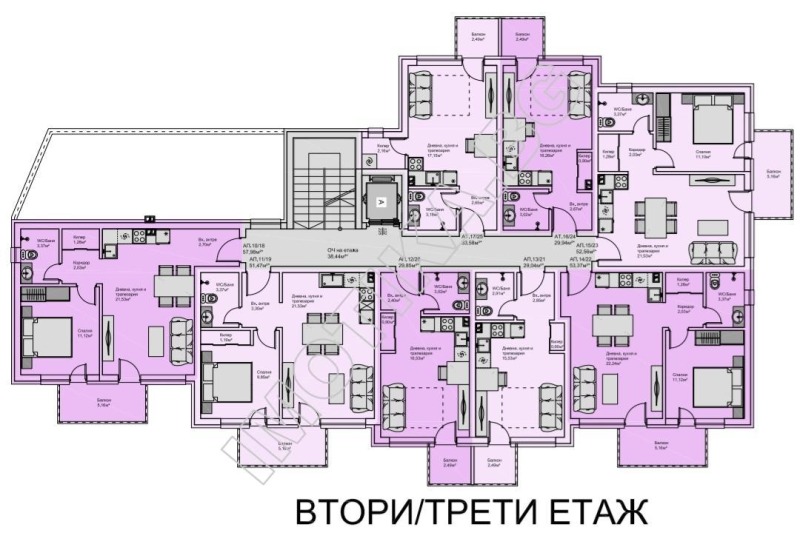 Na sprzedaż  1 sypialnia Warna , Winica , 58 mkw | 17509689 - obraz [2]