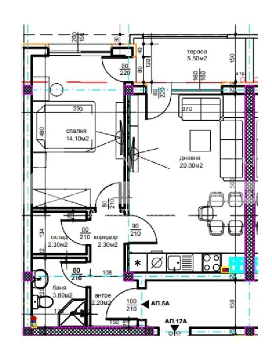 Продава 2-СТАЕН, гр. Пловдив, Беломорски, снимка 2 - Апартаменти - 53515867