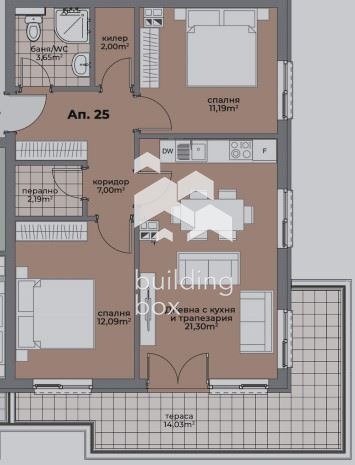 Продава 3-СТАЕН, гр. Варна, Христо Ботев, снимка 2 - Aпартаменти - 47225715