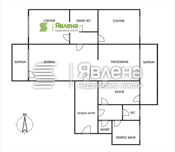 Продава 4-СТАЕН, гр. София, Разсадника, снимка 16 - Aпартаменти - 46513400