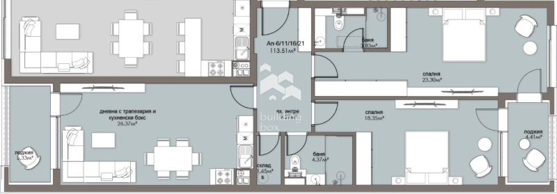 Продава 3-СТАЕН, гр. София, Люлин 5, снимка 3 - Aпартаменти - 49183096