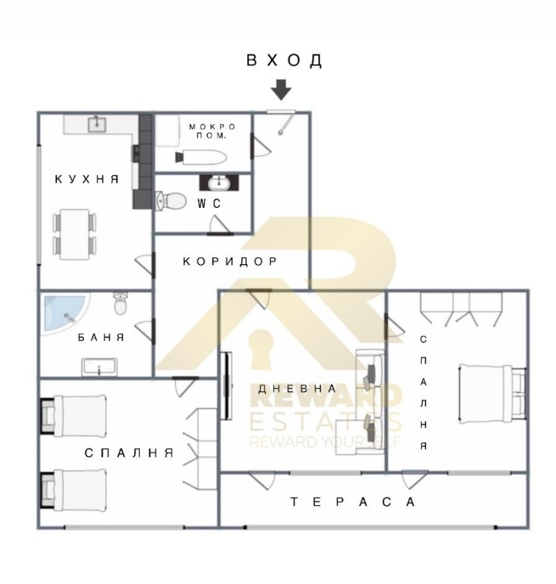 Продава 3-СТАЕН, гр. Перник, Изток, снимка 9 - Апартаменти - 53156008