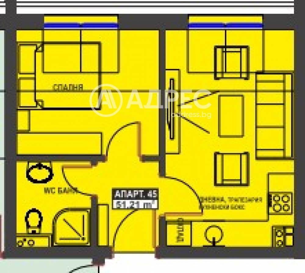 Продава 2-СТАЕН, гр. Бургас, Братя Миладинови, снимка 4 - Апартаменти - 55446209