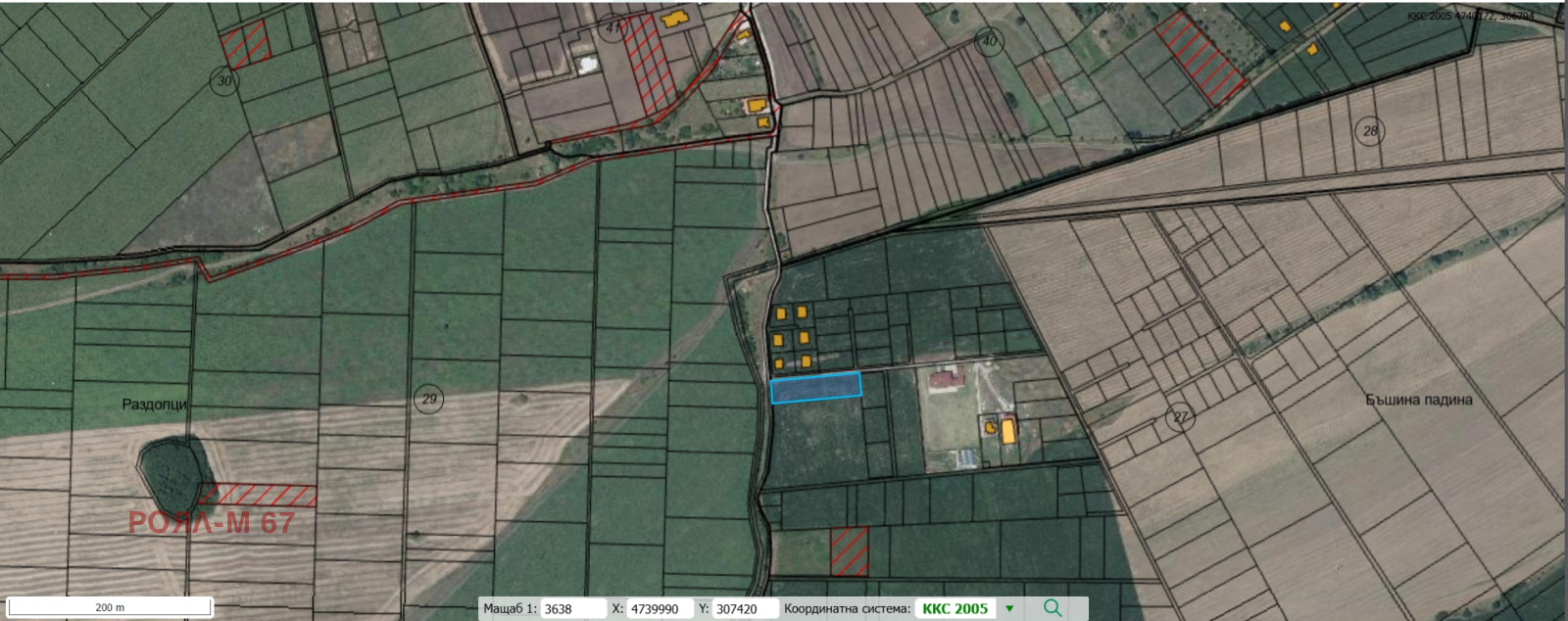 Продава ЗЕМЕДЕЛСКА ЗЕМЯ, с. Пролеша, област София област