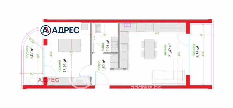 Продава 2-СТАЕН, гр. Варна, Трошево, снимка 4 - Апартаменти - 53172953