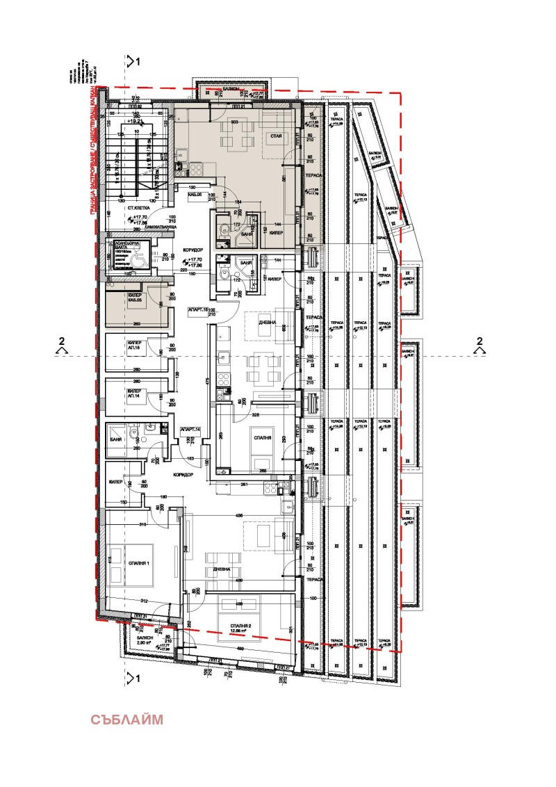 Продава  1-стаен град Варна , Левски 1 , 52 кв.м | 78331964 - изображение [2]