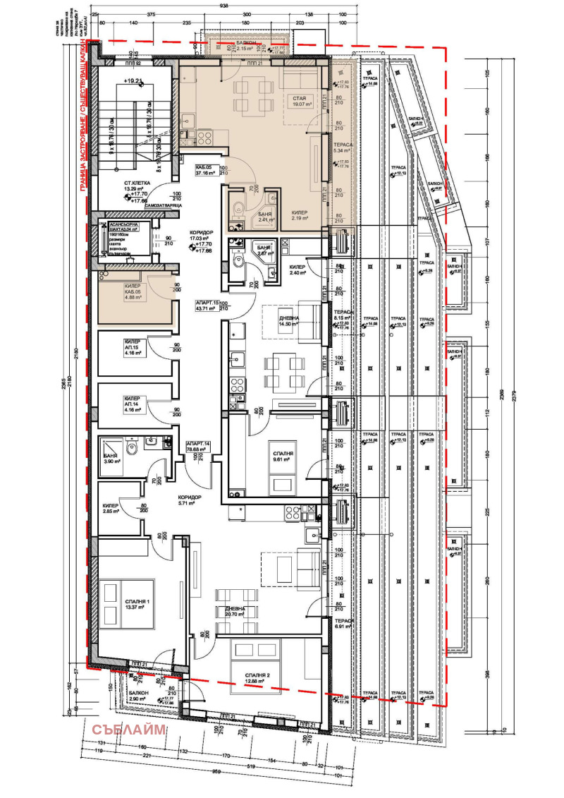 Продава 1-СТАЕН, гр. Варна, Левски 1, снимка 2 - Aпартаменти - 47974807