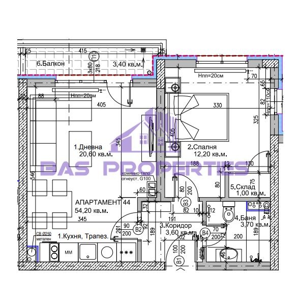 Продава  2-стаен град София , Люлин 5 , 62 кв.м | 62878073