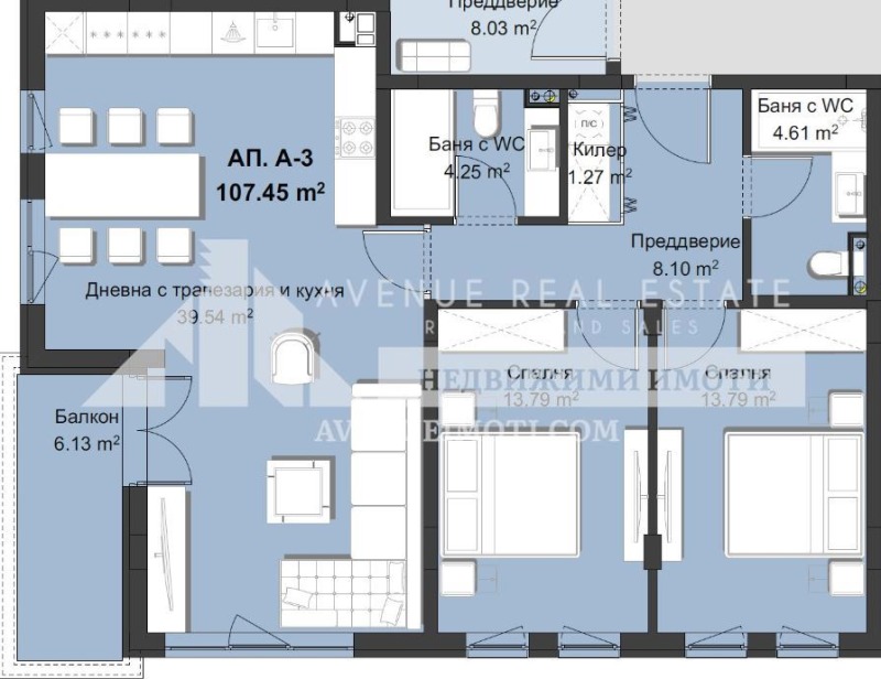 Na prodej  2 ložnice Plovdiv , Christo Smirnenski , 133 m2 | 32991704