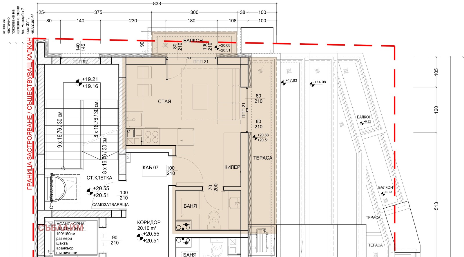 Продава 1-СТАЕН, гр. Варна, Левски 1, снимка 2 - Апартаменти - 47974807