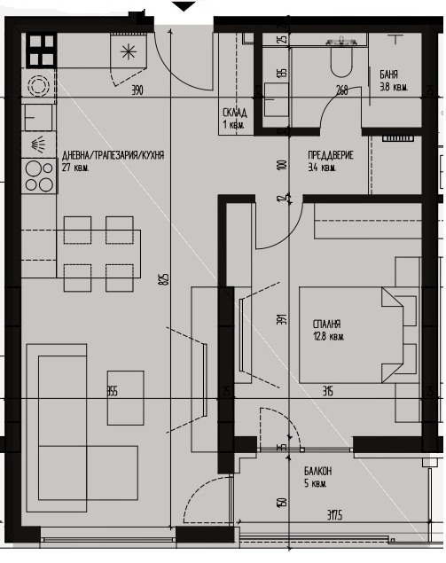 Продава 2-СТАЕН, гр. София, Кръстова вада, снимка 6 - Aпартаменти - 48129972