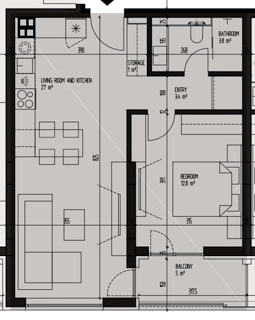 Продава 2-СТАЕН, гр. София, Кръстова вада, снимка 5 - Aпартаменти - 48129972