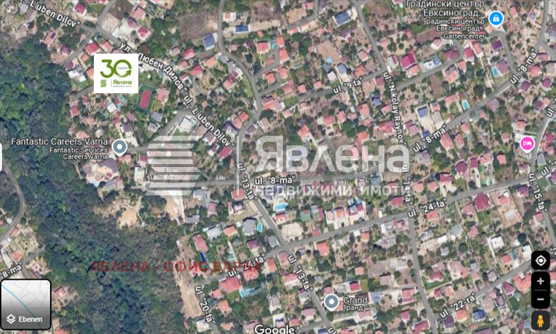 Продава ПАРЦЕЛ, гр. Варна, м-т Евксиноград, снимка 2 - Парцели - 54419480