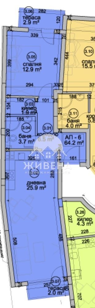 Продава 2-СТАЕН, гр. Варна, Колхозен пазар, снимка 6 - Aпартаменти - 46751702