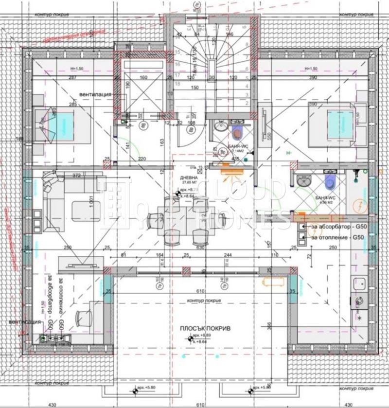 Продава 4-СТАЕН в град София, Малинова долина - 100 кв.м / 260 000 € » 508 515.80 лв., КЛАУД ХОУМС