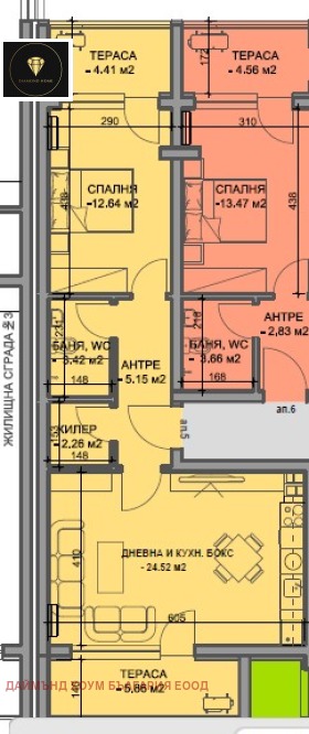 For Sale  1 bedroom Plovdiv , Yuzhen , 82 sq.m | 82999230 - image [2]