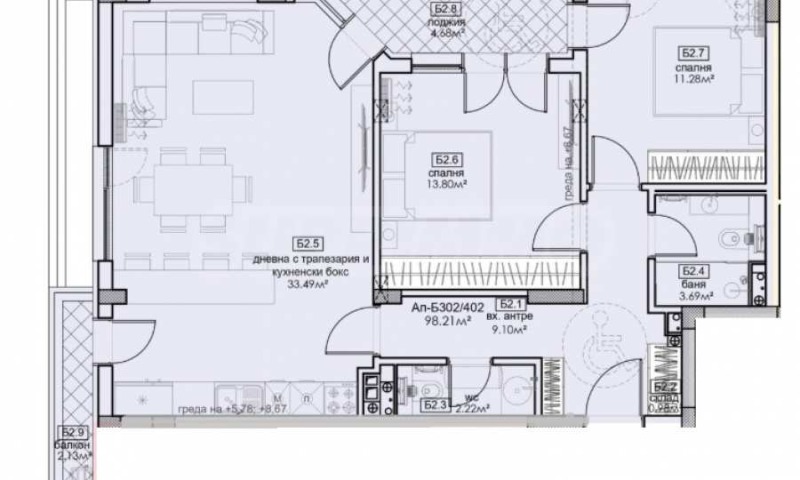 Продава  3-стаен град София , Люлин - център , 114 кв.м | 99703551 - изображение [4]