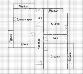 3-стаен град Търговище, Център 9