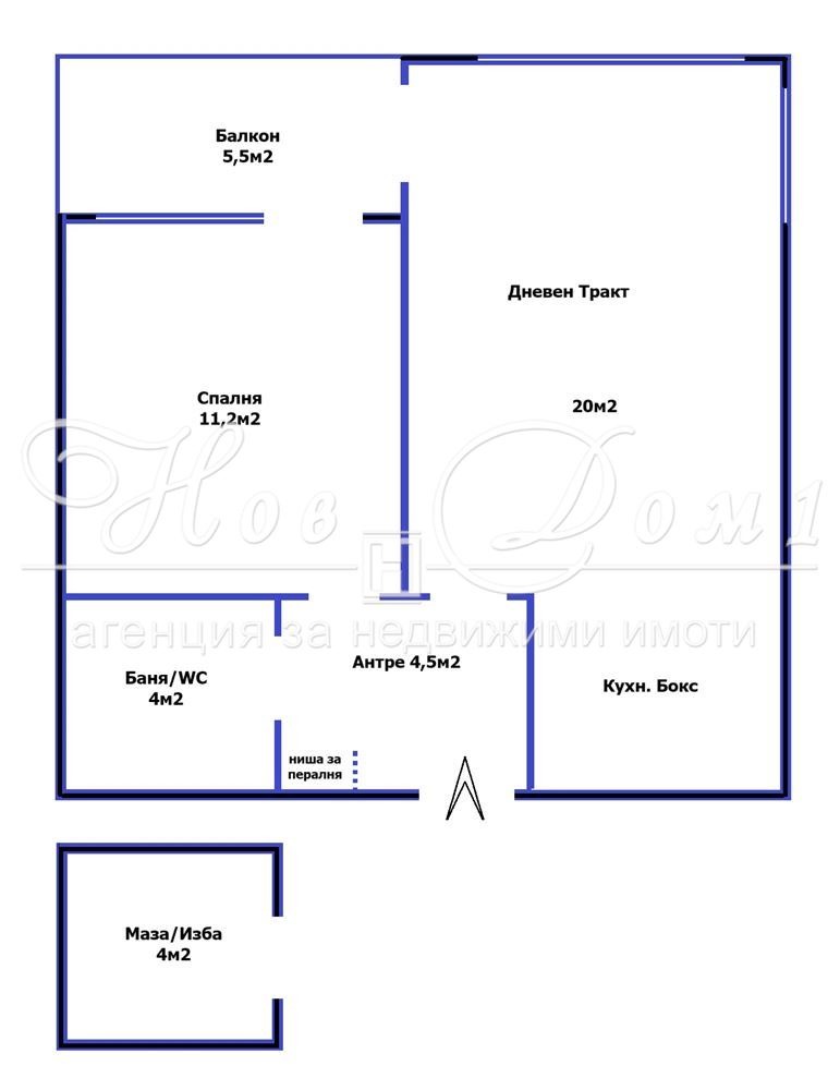 Продаја  2 спаваће собе Варна , к.к. Св.Св. Константин и Елена , 65 м2 | 78649135 - слика [10]