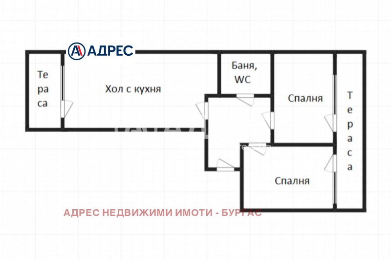À venda  2 quartos Burgas , Vazrajdane , 115 m² | 17172883 - imagem [2]