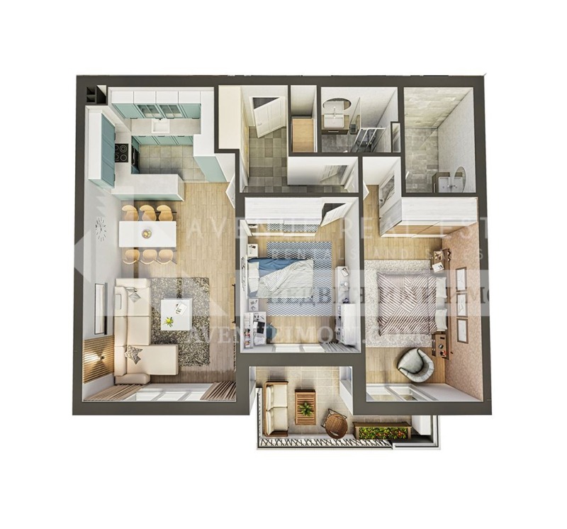 Na prodej  2 ložnice Plovdiv , Trakija , 110 m2 | 64651934 - obraz [3]