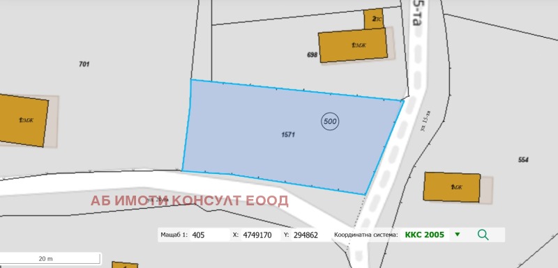 Продава  Парцел област София , с. Алдомировци , 627 кв.м | 54379455 - изображение [11]