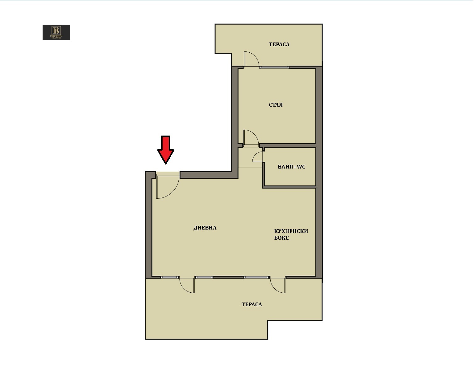 Продава 2-СТАЕН, гр. София, Зона Б-5, снимка 6 - Апартаменти - 53693657