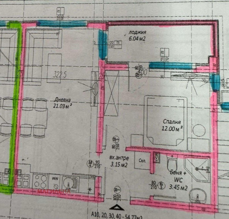 Продава 2-СТАЕН, гр. Пловдив, Беломорски, снимка 1 - Aпартаменти - 48619608