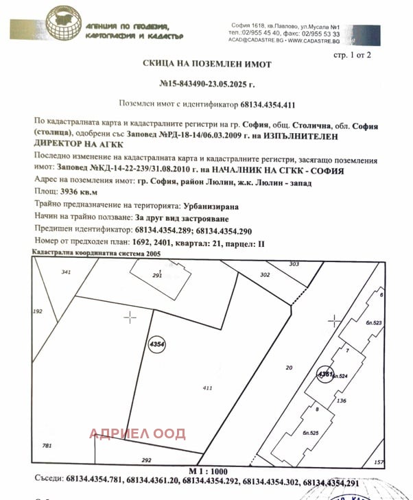 Продава ПАРЦЕЛ, гр. София, Люлин 5